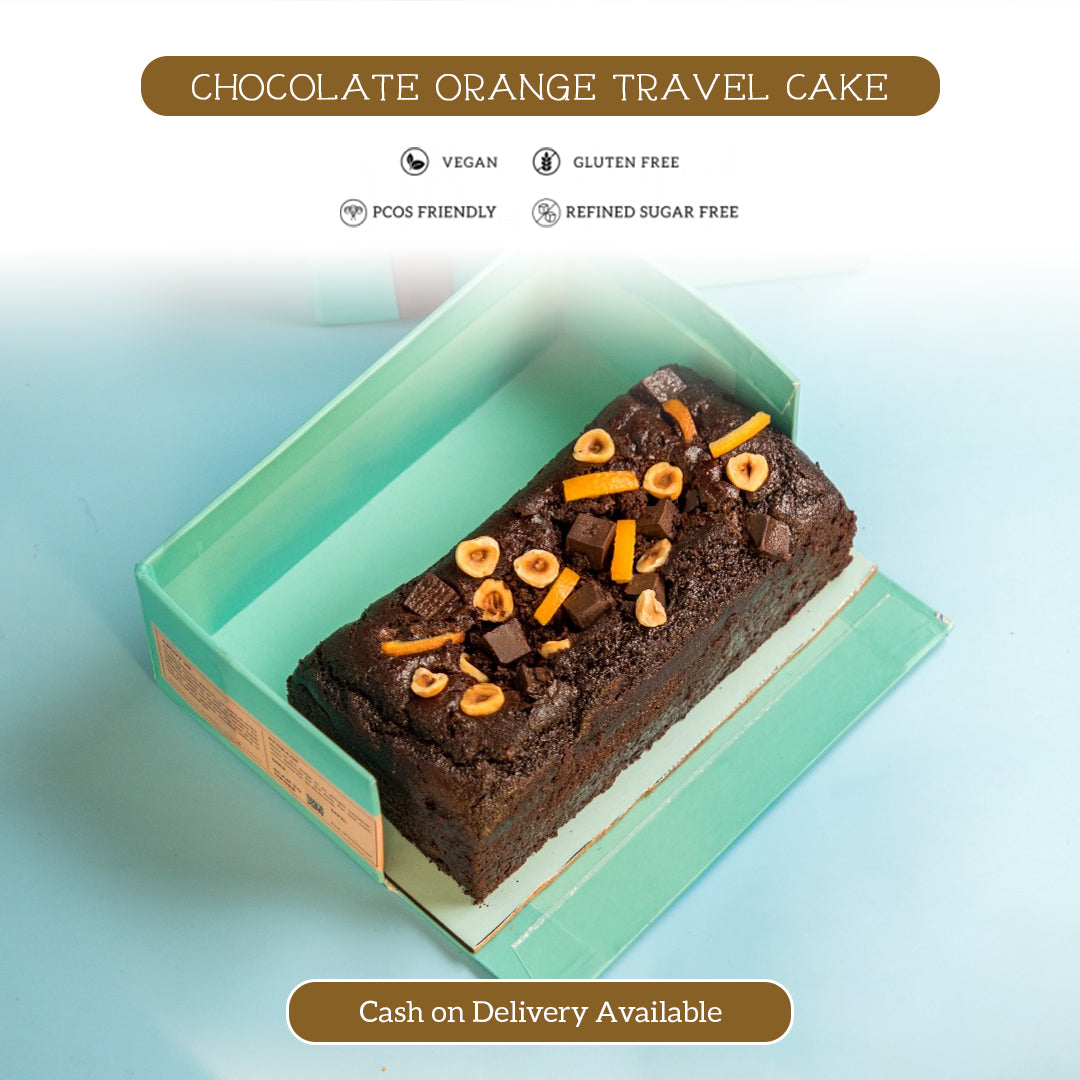 Orange & Cacao Millet Travel Cake