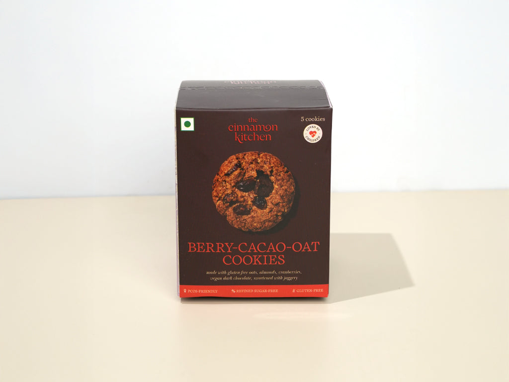 Berry Cacao Oat Cookies