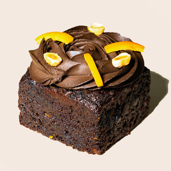 Orange Peel and Dark Chocolate Cake (Only For Delhi NCR)