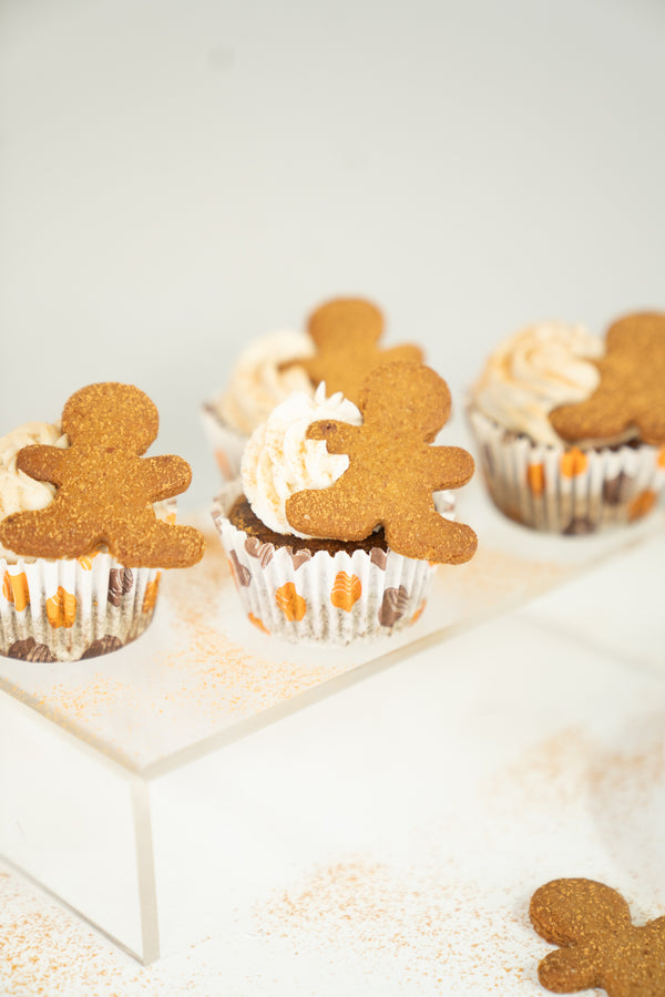 Ginger Bread Cupcake - Vegan & Gluten Free, 90gm (Only For Delhi NCR)