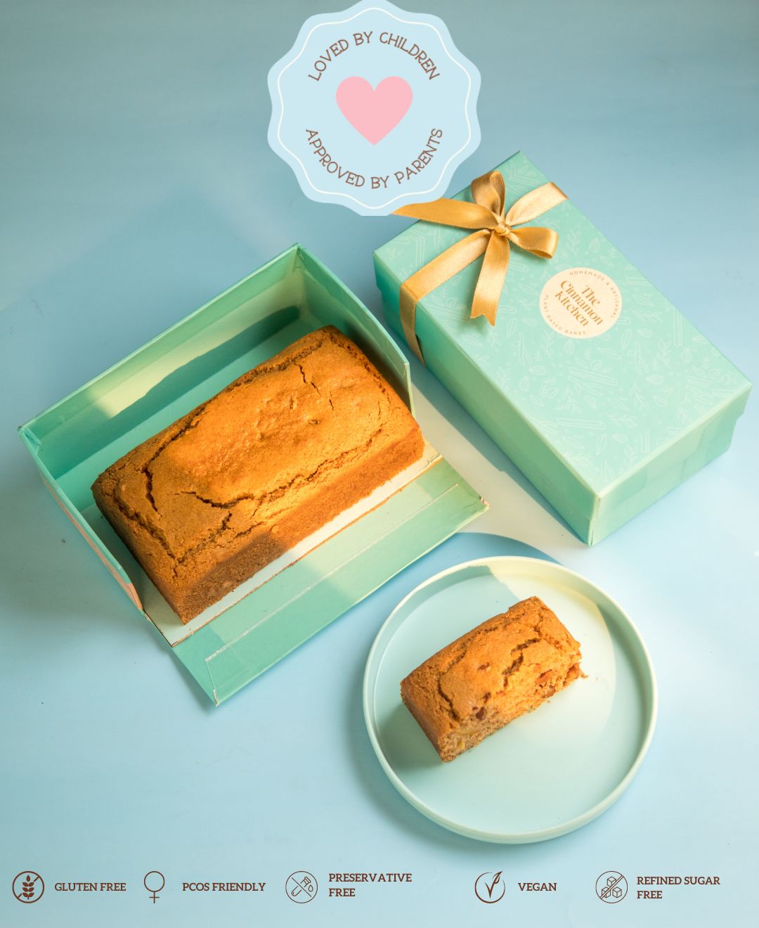 Saffron, Almond & Orange Travel Cake