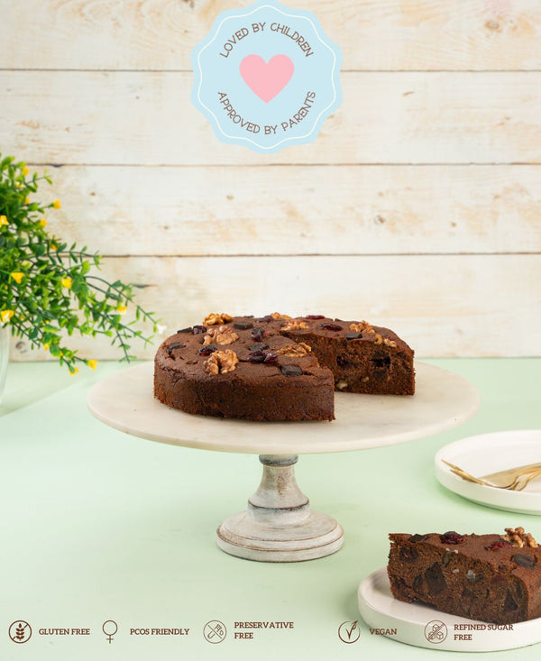 Date cake with Walnuts, Cranberry and Chocolate Chips (Only For Delhi NCR)