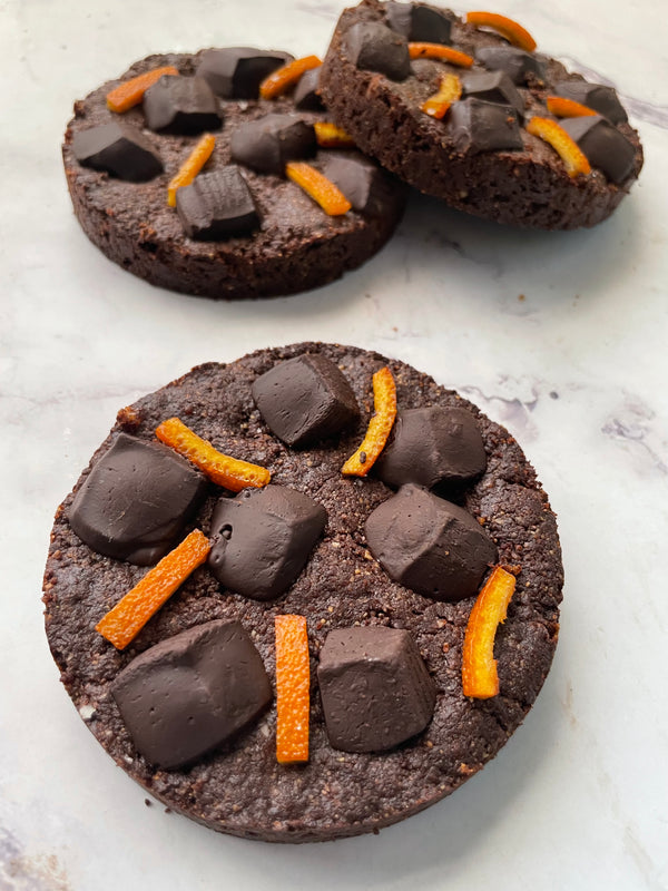 Chocolate Orange Brookie - Vegan & Gluten Free 90 gm (Only For Delhi NCR)