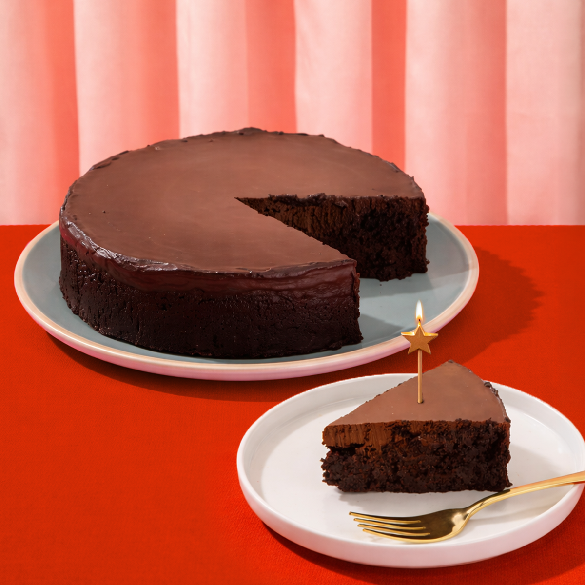 Sugar-Free & Flourless Cacao Cake