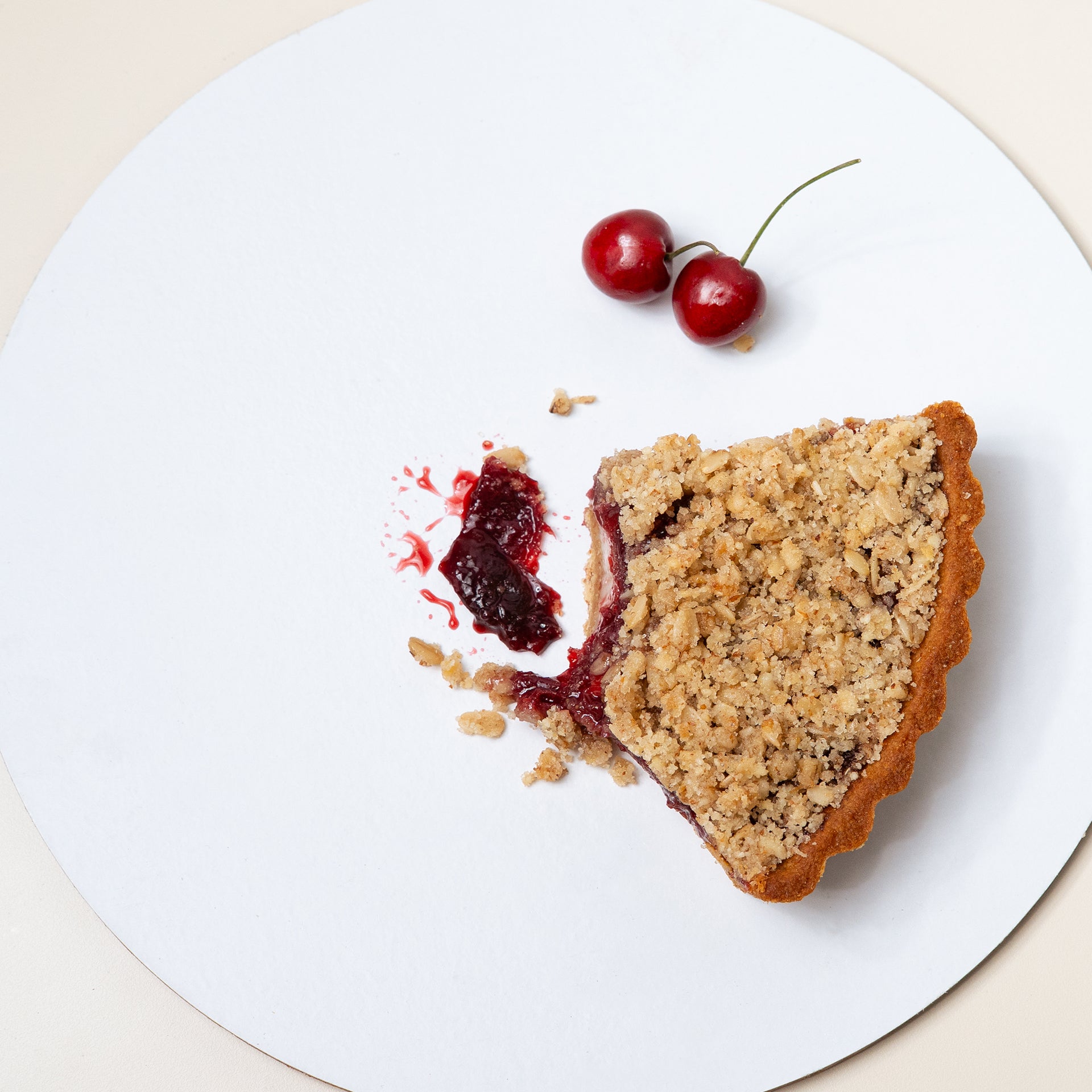 Cherry Cobbler Tart