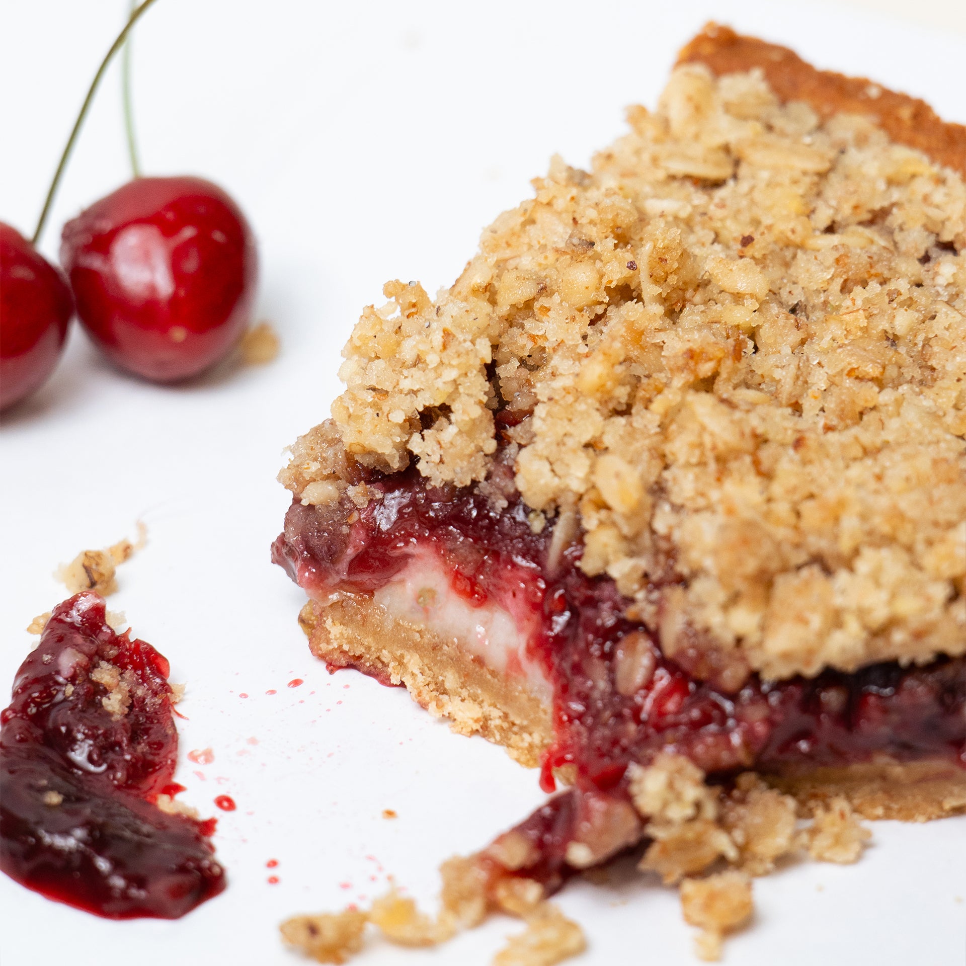 Cherry Cobbler Tart