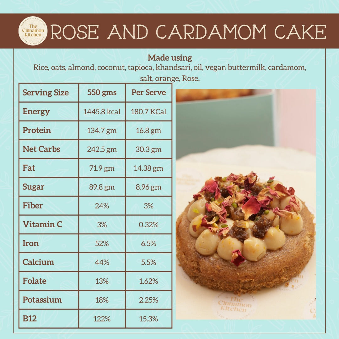 Rose & Cardamom Cake